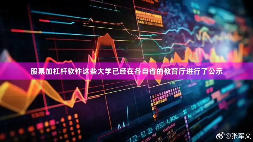 股票加杠杆软件这些大学已经在各自省的教育厅进行了公示